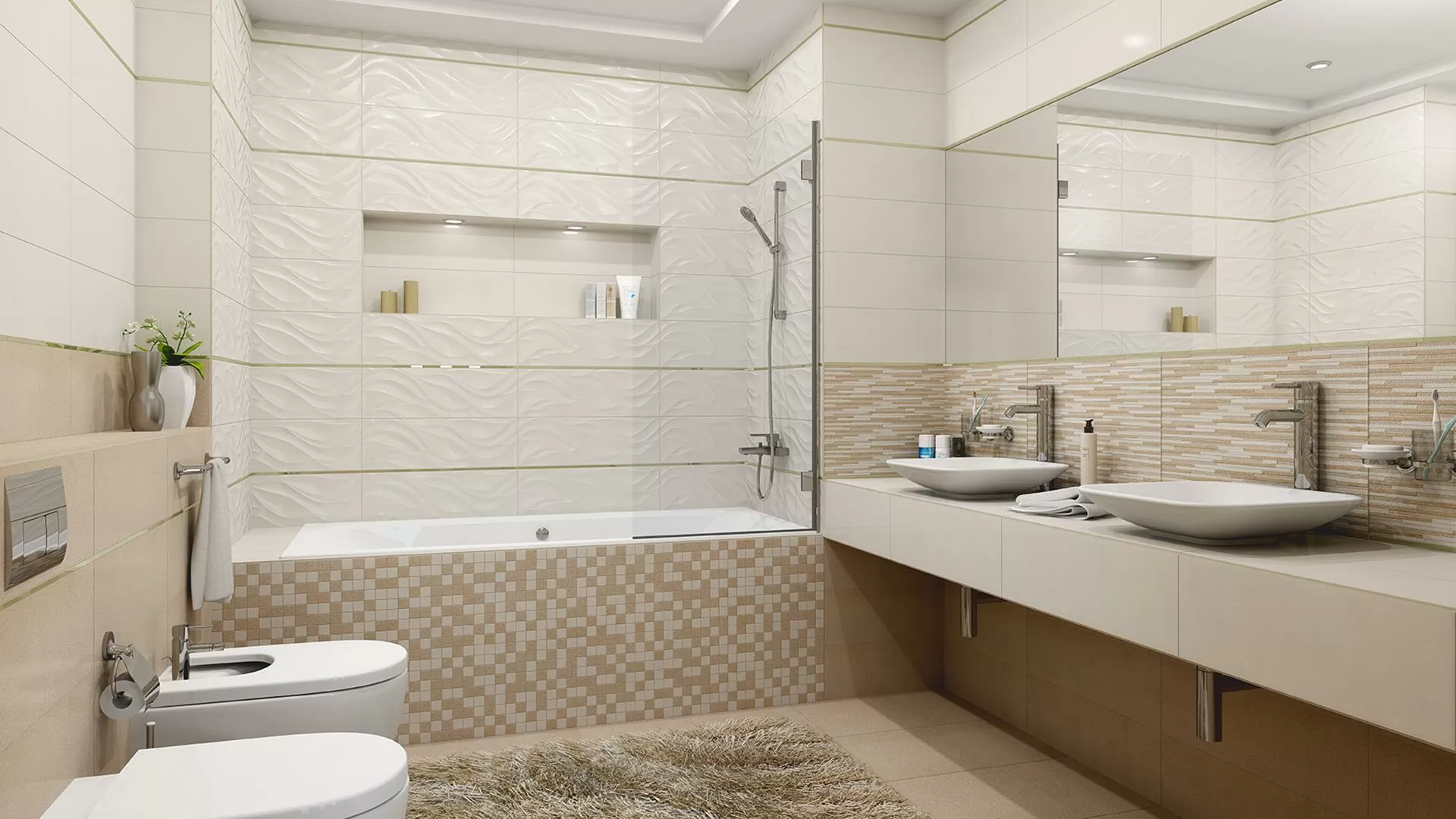 Плитка Vega Beige Laparet
