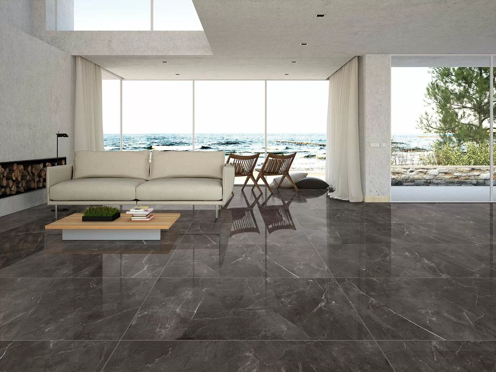 Плитка Vitrum Dark Grey Laparet