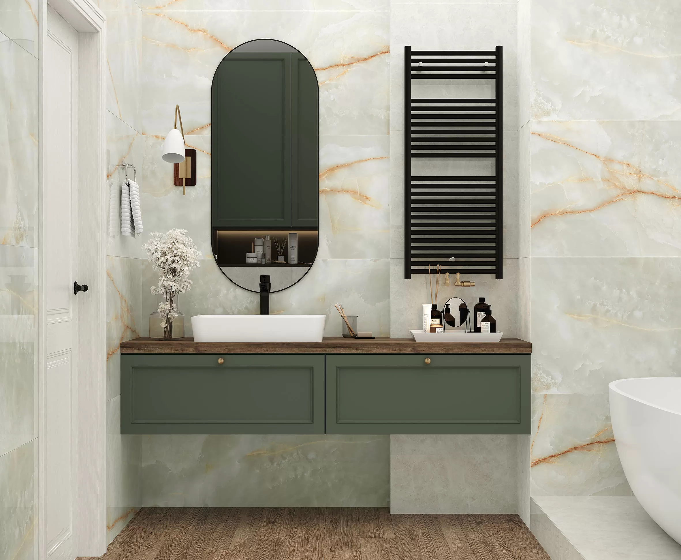 Керамогранит Onyx Dawn Mint Laparet