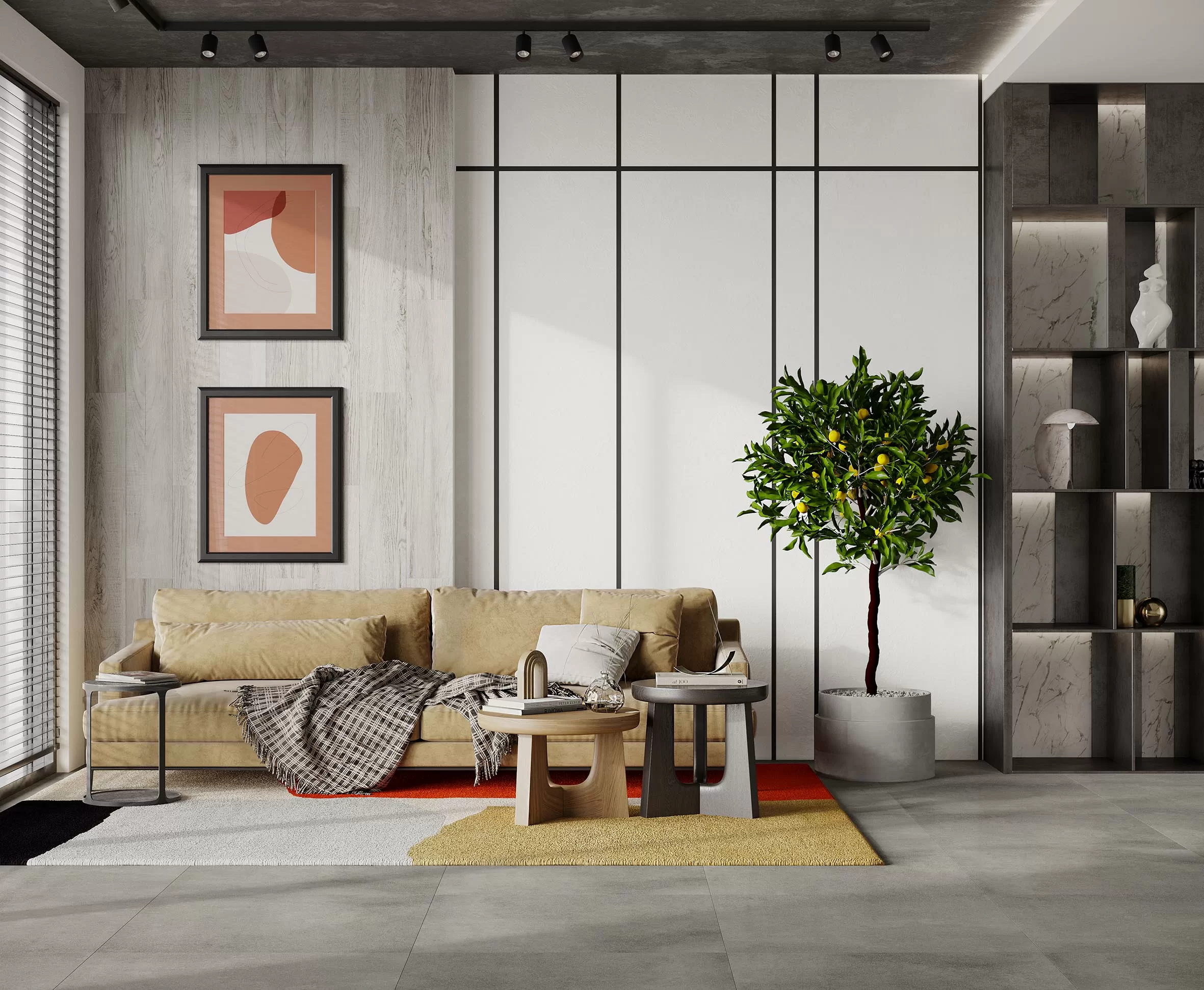 Керамогранит Sahara Dark Grey Laparet