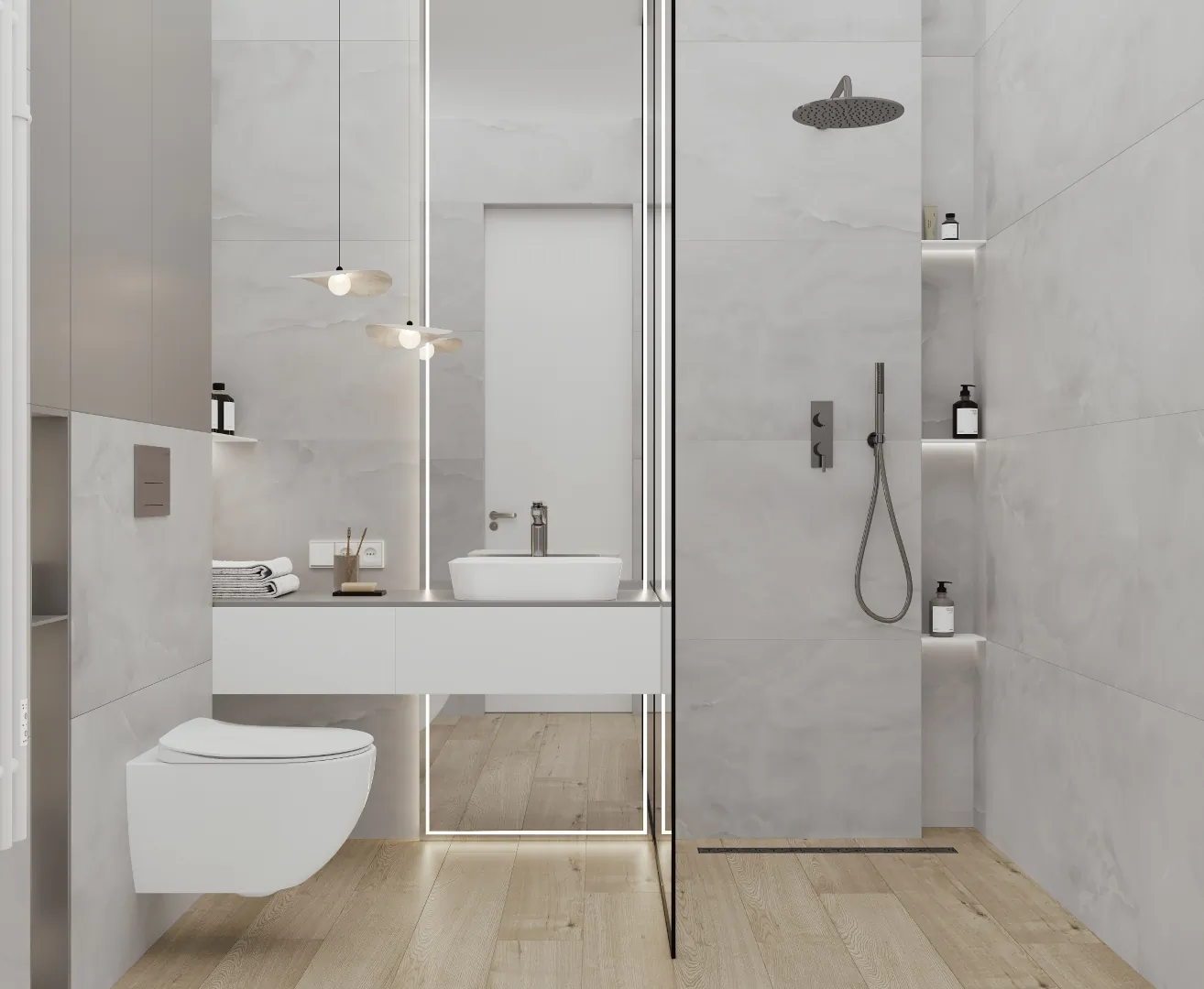 Керамогранит Onyx Silk Grey Laparet