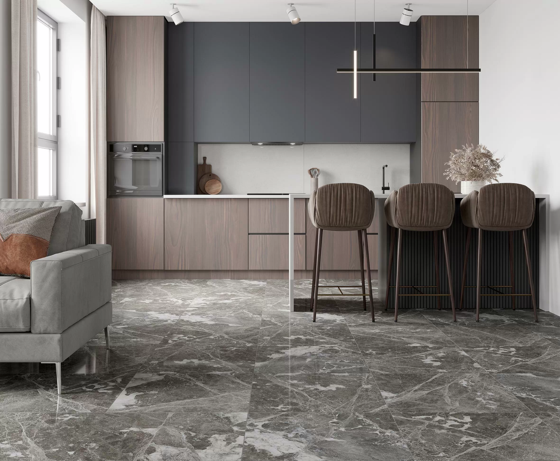 Плитка Lustros Paradiso Gris Laparet