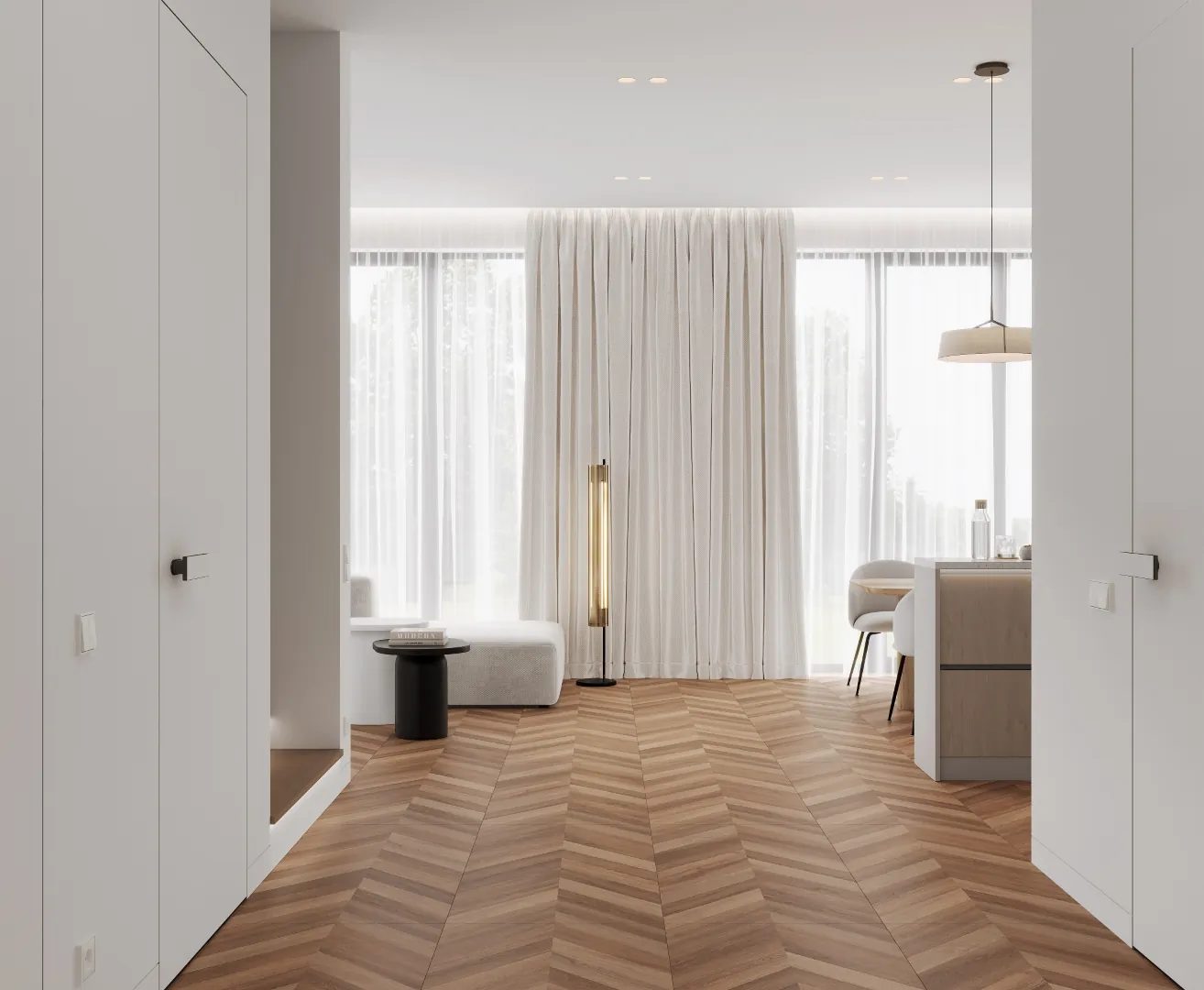 Керамогранит Wood Canarium Chevron M Laparet