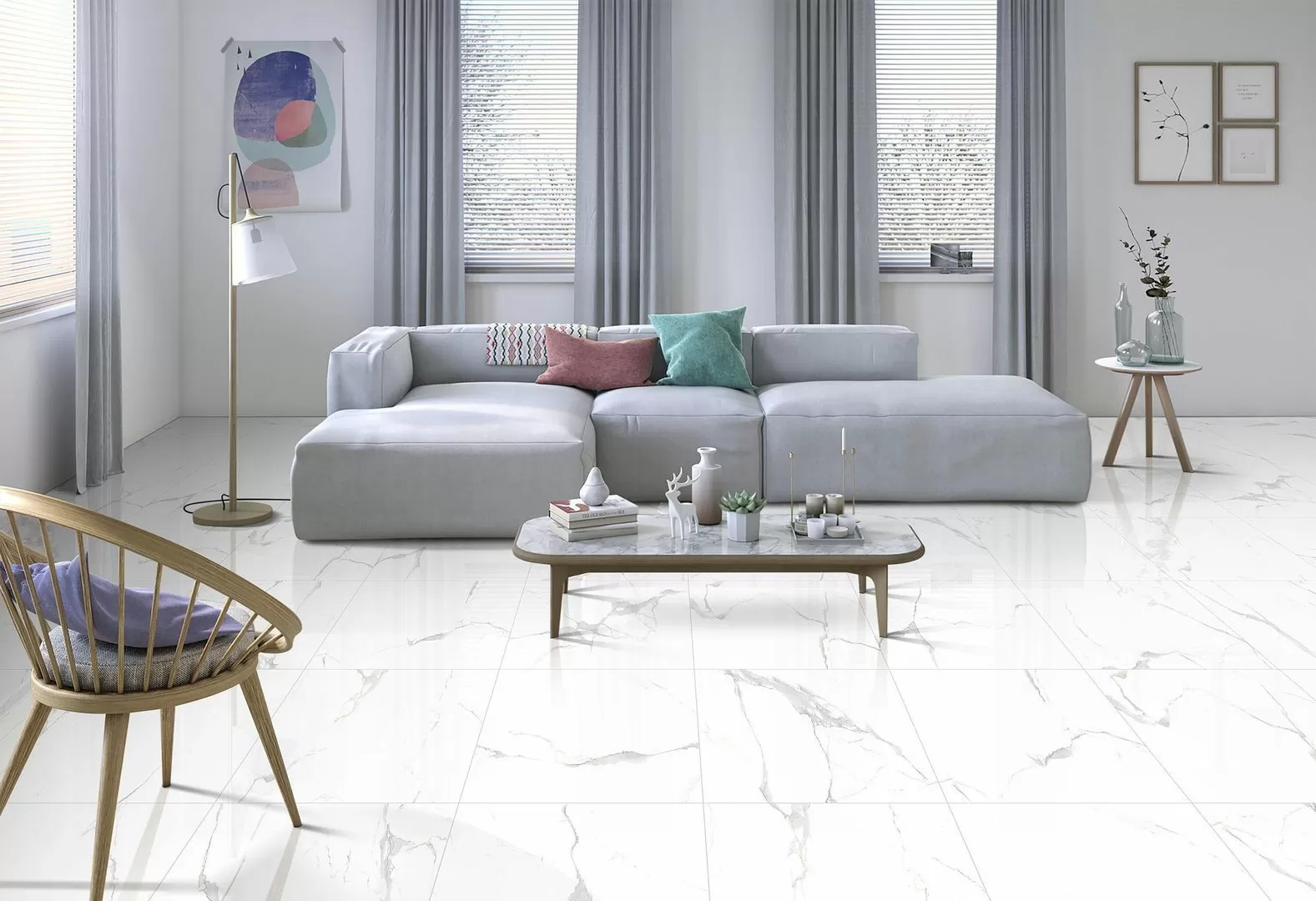 Керамогранит Statuario Classic Laparet