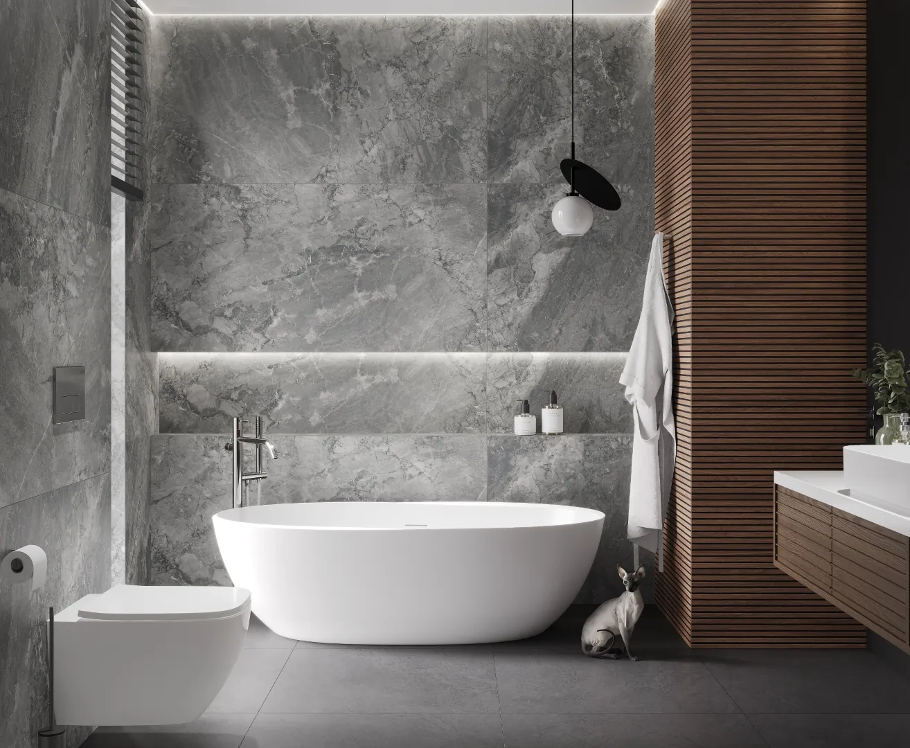 Керамогранит Materica Grey Laparet