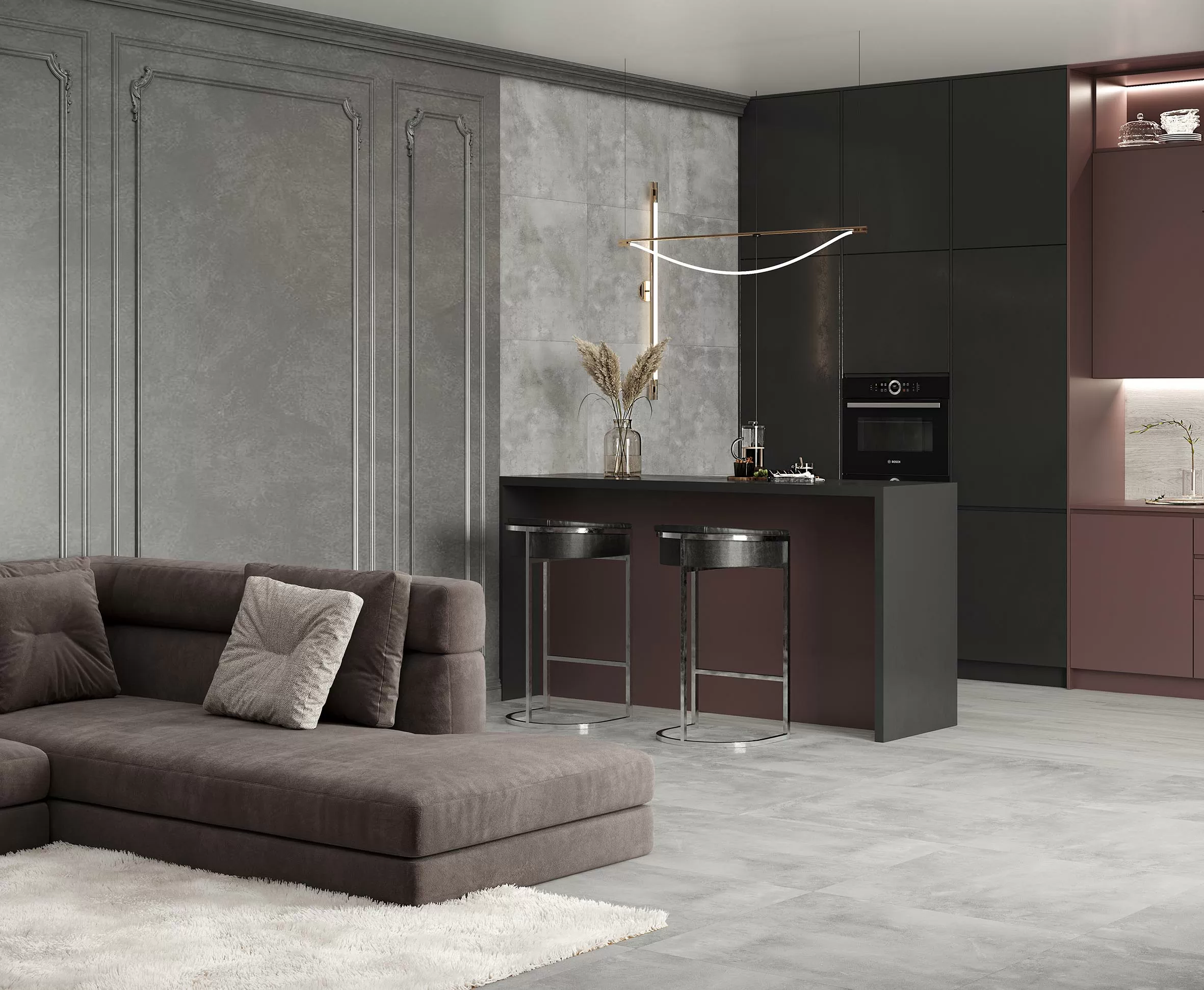 Керамогранит Lugano Gris Laparet